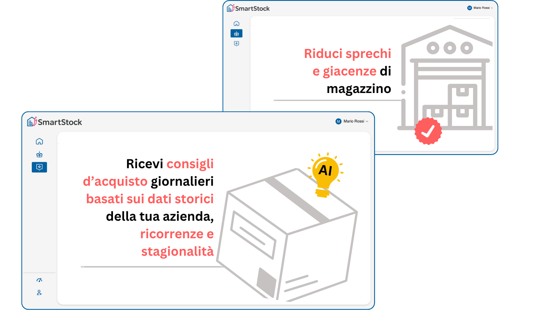 soluzione AI per aziende con intelligenza artificiale - magazzino ai ottimizzazione ordini analisi predittiva